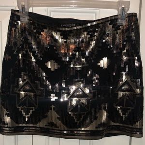 EXPRESS Sequin Skirt